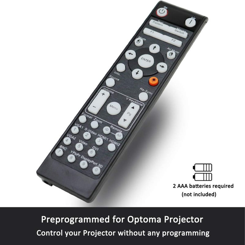 RICH LIGHTING Projector Remote Control for Optoma EH500 X600 EH415 EH503 EH503e EH505 EH505-B EH505e EH515 EH515T W415 W505 W515 W515T WU515 WU515T X515 X605 X605e BR541 BR561 DLP Projector Controllor - Image 2